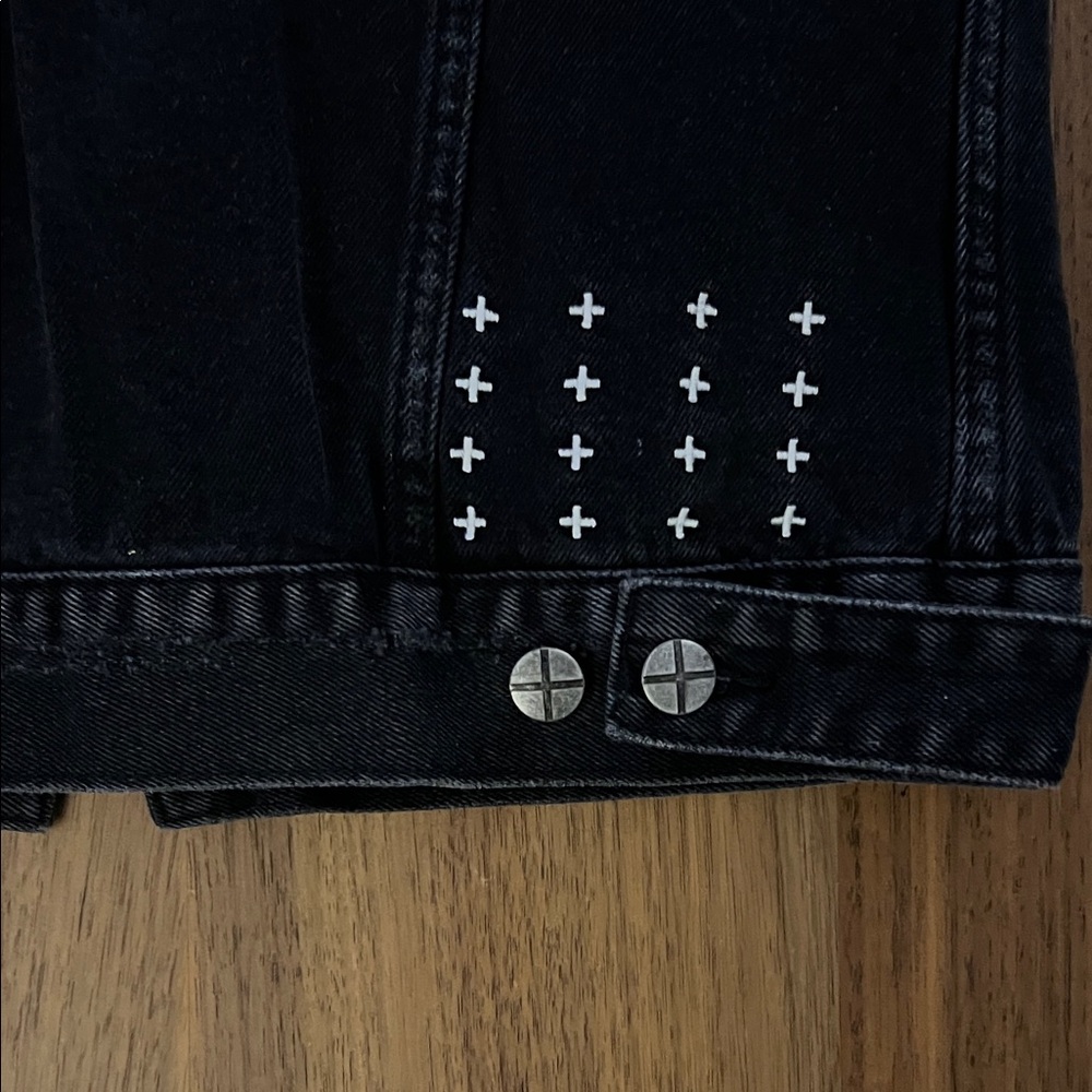 Ksubi Black Denim Jacket - Picture 6 of 6